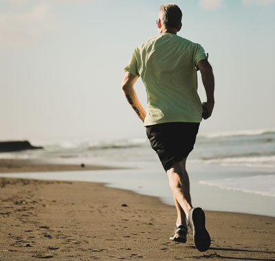 Picture of a man running